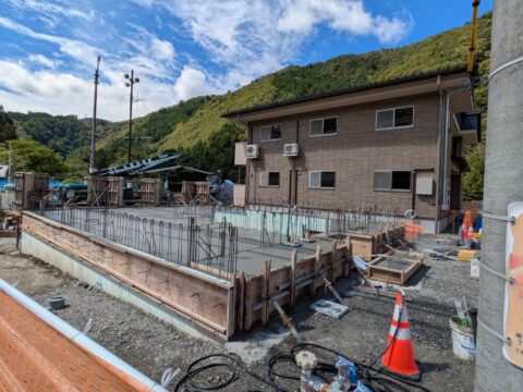阿智村 促進住宅施工